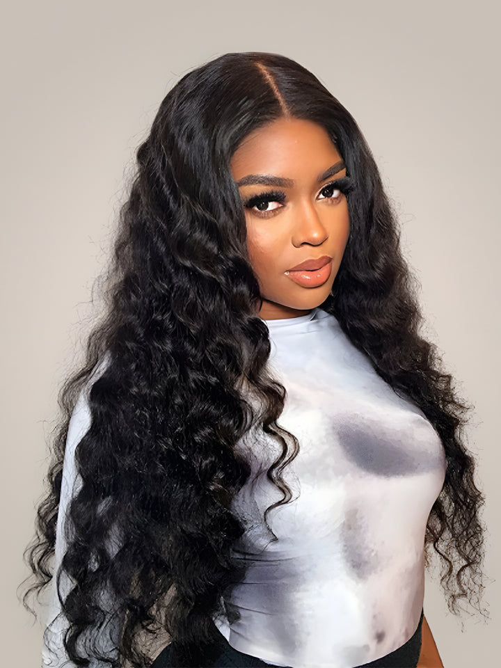 hd-transparent-lace-front-wig-slkin-melt-lace-closure-with-100-human-virgin-hair-loose-deep-hair-wig-luxybie-beauty-hair