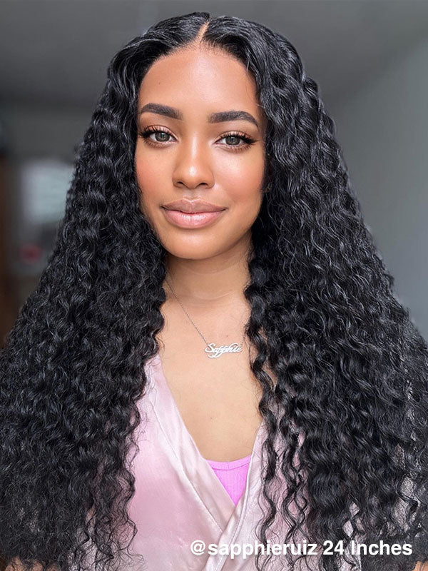 hd-transparent-glueless-lace-front-wig-slkin-melt-lace-closure-with-100-human-virgin-hair-deep-wave-hair-pre-cut-pre-plucked-wear-go-wig-luxybie-beauty