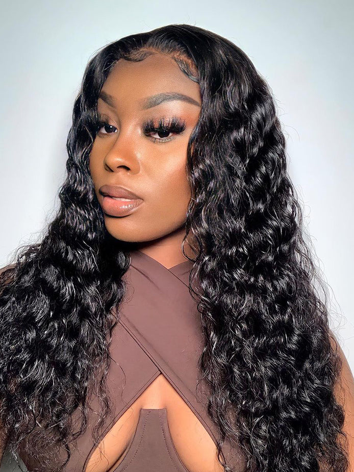 hd-transparent-glueless-lace-front-wig-slkin-melt-lace-closure-with-100-human-virgin-hair-loose-deep-curly-hair-pre-cut-pre-plucked-wear-go-wig-luxybie-beauty