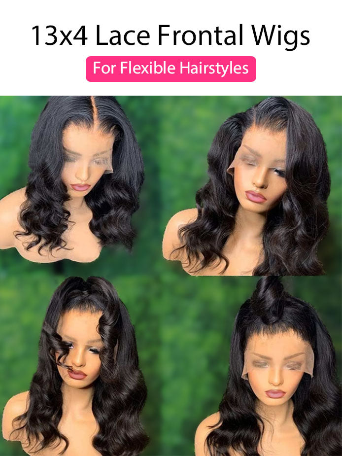 hd-transparent-lace-front-bob-wig-slkin-melt-lace-frontal-with-100-human-virgin-hair-body-wave-hair-bob-wig-luxybie-beauty