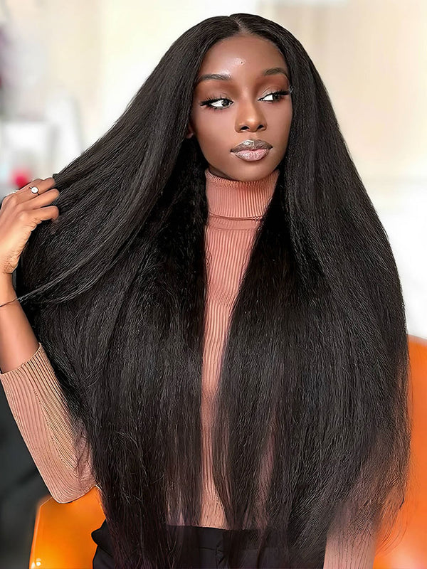 hd-transparent-lace-front-wig-slkin-melt-lace-frontal-with-100-human-virgin-hair-yaki-straight-hair-wig-luxybie-beauty