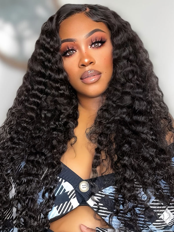 hd-transparent-lace-front-wig-slkin-melt-lace-frontal-with-100-human-virgin-hair-deep-wave-hair-wig-luxybie-beauty