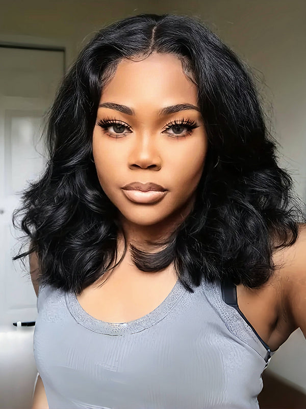 hd-transparent-lace-front-bob-wig-slkin-melt-lace-closure-with-100-human-virgin-hair-body-wave-hair-bob-wig-luxybie-beauty