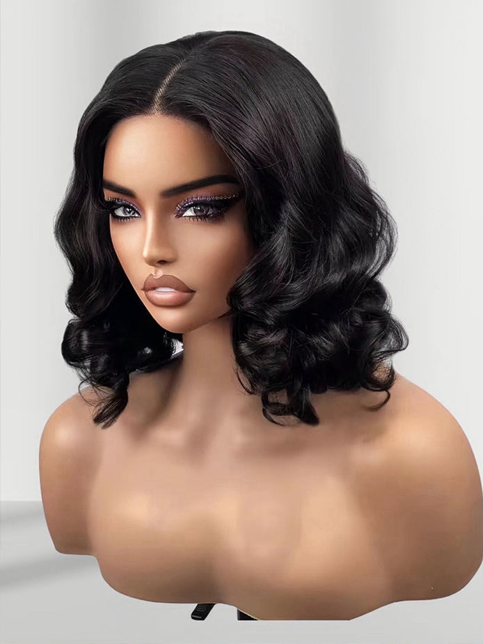 hd-transparent-lace-front-bob-wig-slkin-melt-lace-closure-with-100-human-virgin-hair-body-wave-hair-bob-wig-luxybie-beauty