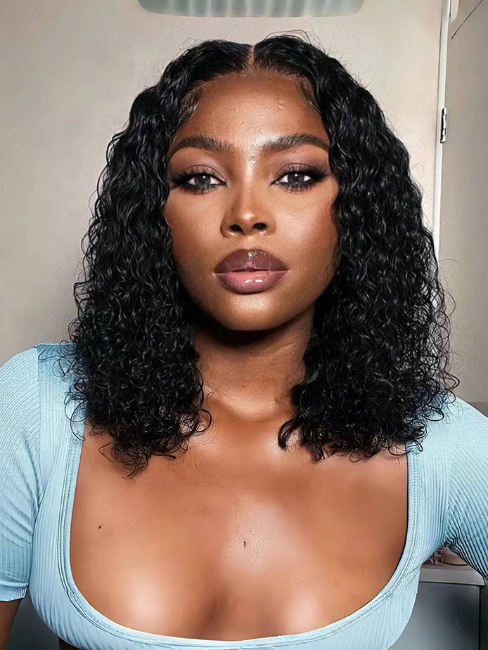 hd-transparent-lace-closure-bob-wig-slkin-melt-lace-closure-with-100-human-virgin-hair-deep-wave-hair-bob-wig-luxybie-beauty