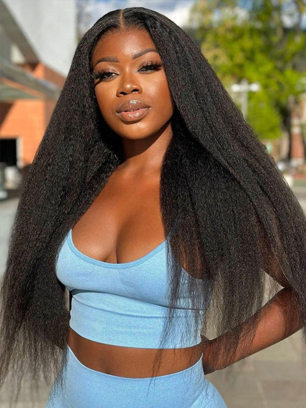 hd-transparent-glueless-lace-front-wig-slkin-melt-lace-closure-with-100-human-virgin-hair-yaki-straight-hair-pre-cut-pre-plucked-wear-go-wig-luxybie-beauty