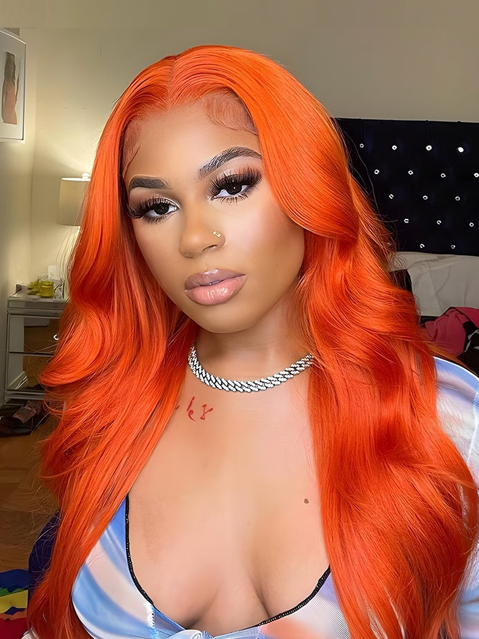 pumpkin-orange-lace-front-wig-body-wave-human-hair-wigs-pre-plucked-natural-hairline-luxybie-beauty-wig