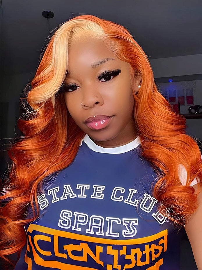 ginger-orange-with-blonde-streaks-color-body-wave-lace-front-wig-luxybie-beauty-wig