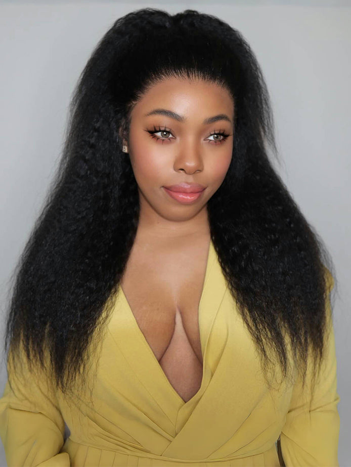 hd-transparent-lace-front-wig-slkin-melt-lace-frontal-with-100-human-virgin-hair-yaki-straight-hair-wig-luxybie-beauty