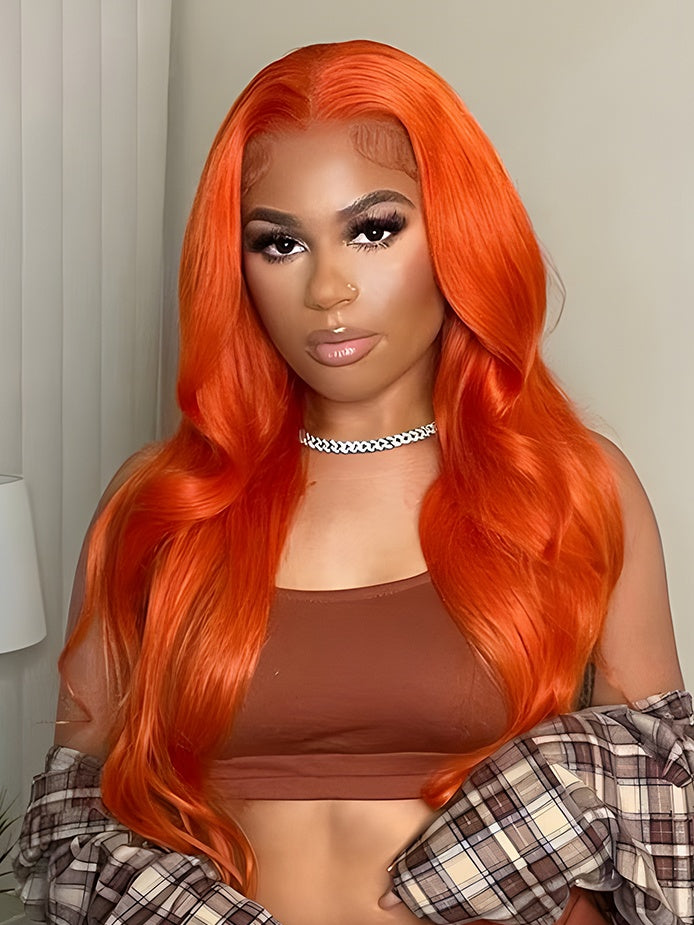 pumpkin-orange-lace-front-wig-body-wave-human-hair-wigs-pre-plucked-natural-hairline-luxybie-beauty-wig