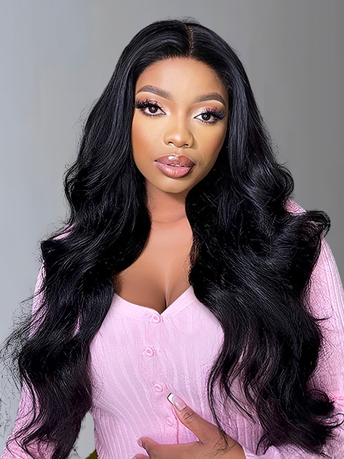 hd-transparent-lace-front-wig-slkin-melt-lace-closure-with-100-human-virgin-hair-body-wave-hair-wig-luxybie-beauty