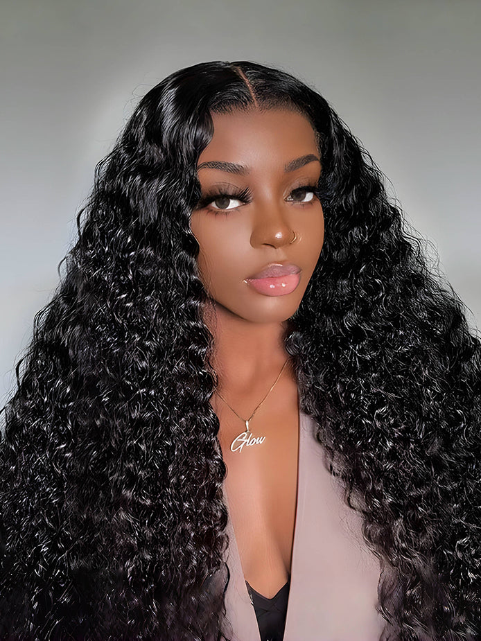 hd-transparent-lace-front-wig-slkin-melt-lace-frontal-with-100-human-virgin-hair-deep-wave-hair-wig-luxybie-beauty