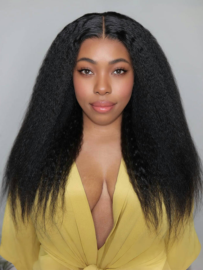 hd-transparent-lace-front-wig-slkin-melt-lace-frontal-with-100-human-virgin-hair-yaki-straight-hair-wig-luxybie-beauty