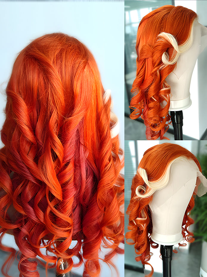 ginger-orange-with-blonde-streaks-color-body-wave-lace-front-wig-luxybie-beauty-wig