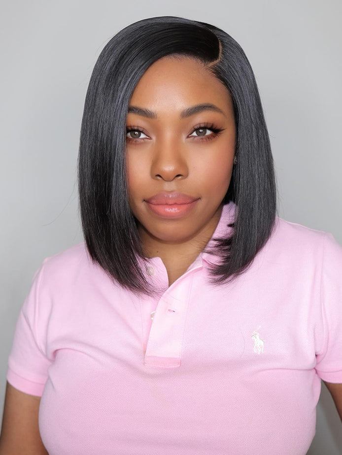 hd-transparent-lace-front-bob-wig-slkin-melt-lace-frontal-with-100-human-virgin-hair-straight-hair-bob-wig-luxybie-beauty