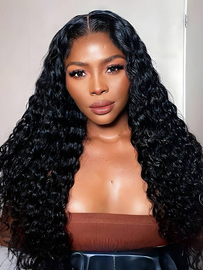 hd-transparent-13x6-lace-front-wig-slkin-melt-13x6-lace-frontal-with-100-human-virgin-hair-deep-wave-hair-wig-luxybie-beauty