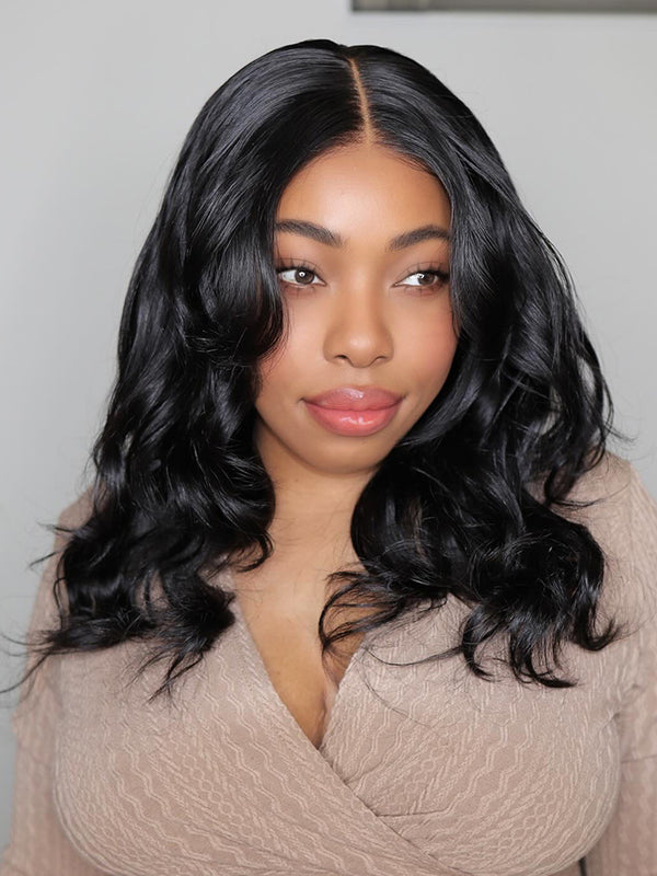 hd-transparent-lace-front-bob-wig-slkin-melt-lace-frontal-with-100-human-virgin-hair-body-wave-hair-bob-wig-luxybie-beauty