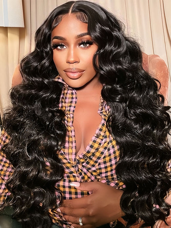 hd-transparent-lace-front-wig-slkin-melt-lace-closure-with-100-human-virgin-hair-loose-deep-hair-wig-luxybie-beauty-hair